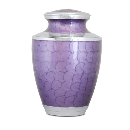 Purple Plain Adult Brass Urn