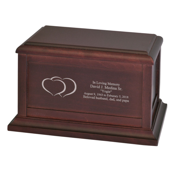 Twin Heart Urn