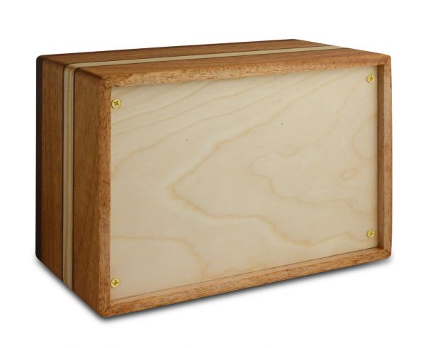 Chalet Mahogany Wood Urn