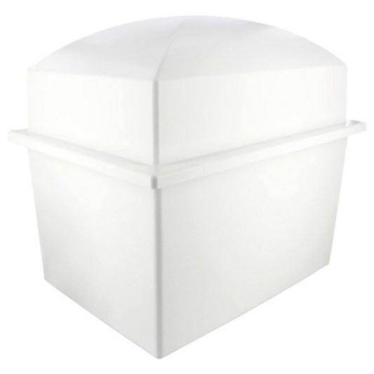 Double Burial Vault - White